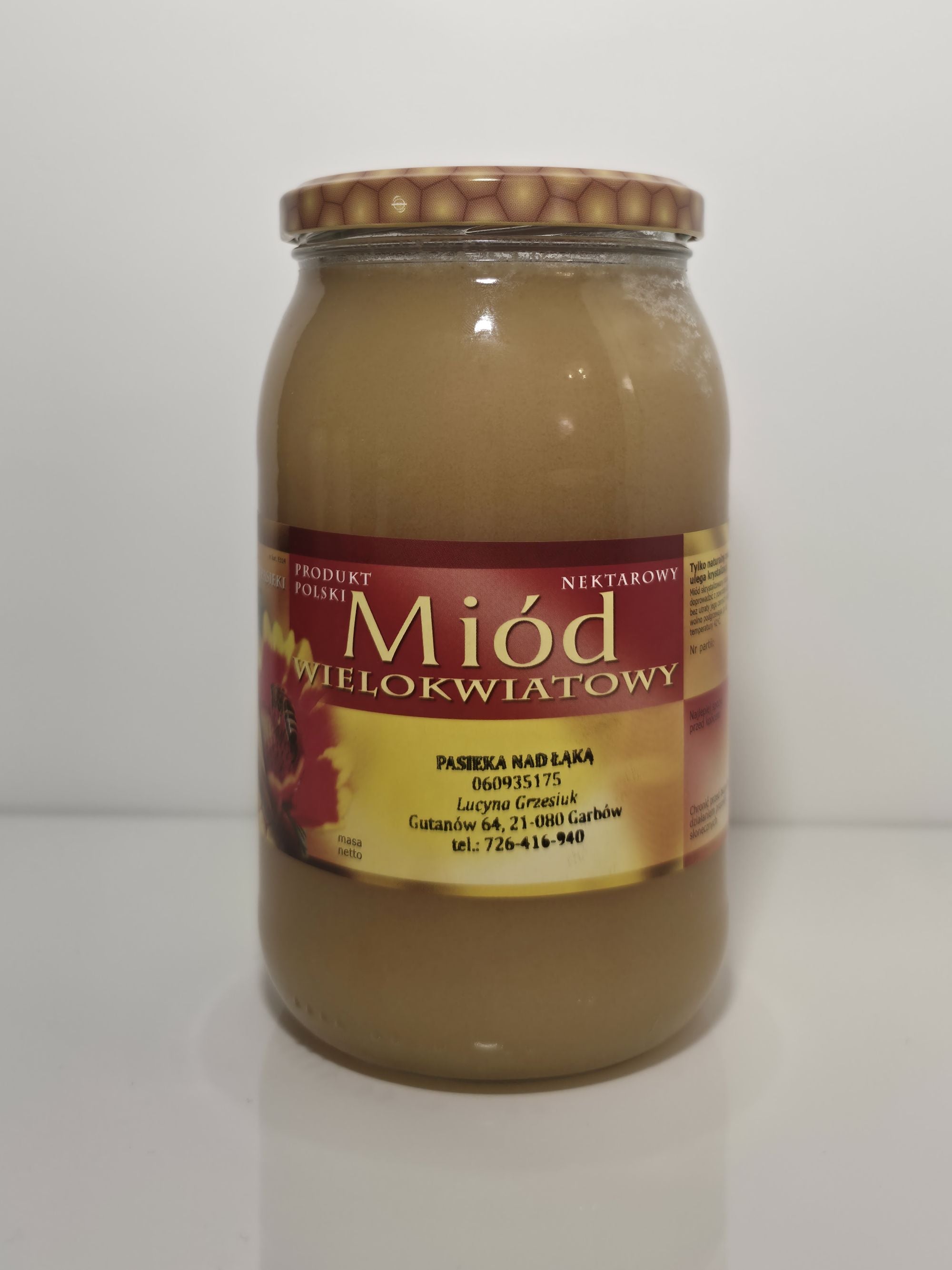 Spring-blooming trees flowers honey 1500g